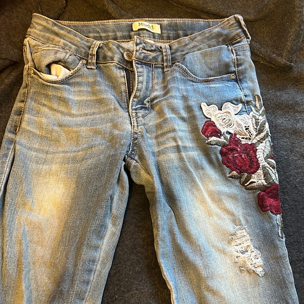 Mudd flower jeans